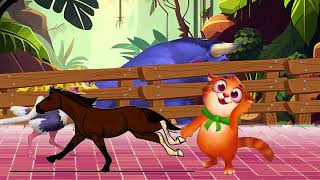 WILD Animals Cause TOTAL Chaos in 3D Racing Games? | 4K | National Geographic | Part 2 screenshot 4