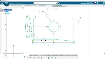Creating Annotation Dimensions Hole Location CATIA 3D EXPERIENCE 10