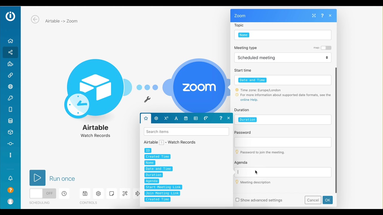 Get Started With Zoom And Integromat! Get Started With Zoom And Integromat!