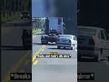 Road Raging Man Hits The Wrong Semi-Truck