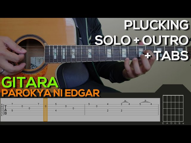 Parokya Ni Edgar - Gitara Guitar Tutorial [INTRO, SOLO, OUTRO CHORDS AND STRUMMING + TABS] class=