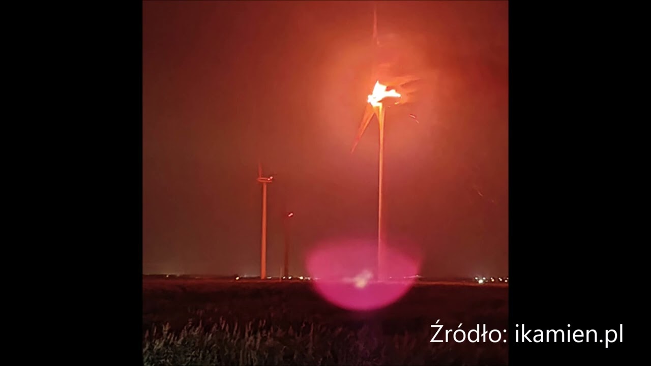Pożar wiatraka w Skoszewie [Informacje]