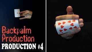 Magic Tricks Revealed - Advance Backpalm Production - Card Production Series 