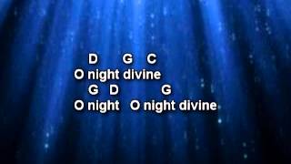 Video thumbnail of "O Holy Night - Christmas Song with Lyrics and Chords"