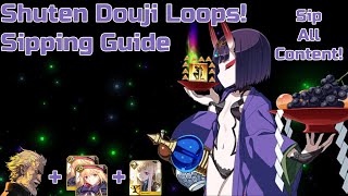 FGO Shuten Douji the infamous 1-hit looper! Loop all content at np1?! @winzers