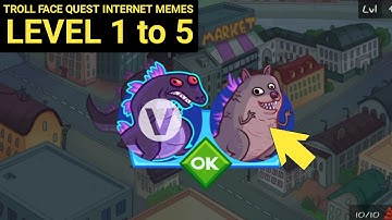 Troll Face Quest INTERNET MEMES Level 1 2 3 4 5