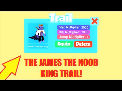The James The Noob King Trail The Best Trail In Speed City Roblox Youtube - roblox noob orb