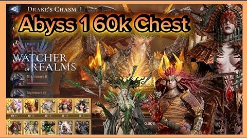 Guild Boss 1 Aybss 1 | 60k Chest | Max Rewards | Watcher of Realms. 