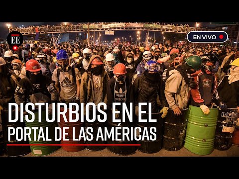 Paro nacional en Bogotá: disturbios en el Portal Américas - El Espectador