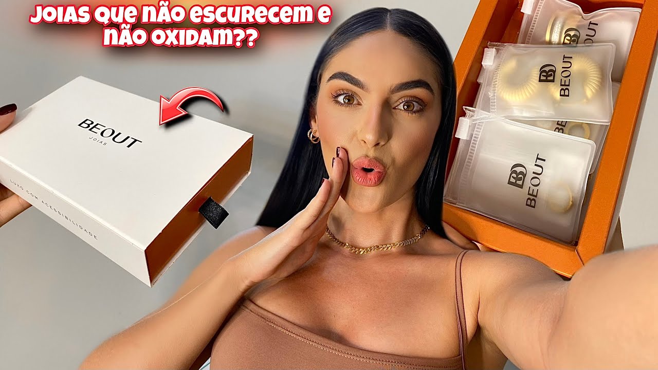 UNBOXING | RENOVANDO MINHAS JOIAS, BRINCOS, COLAR, ANEL 😍💍 (JOIAS BEOUT)