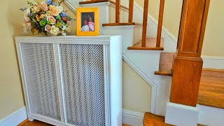 HOW TO MAKE  A RADIATOR HEATER COVER 