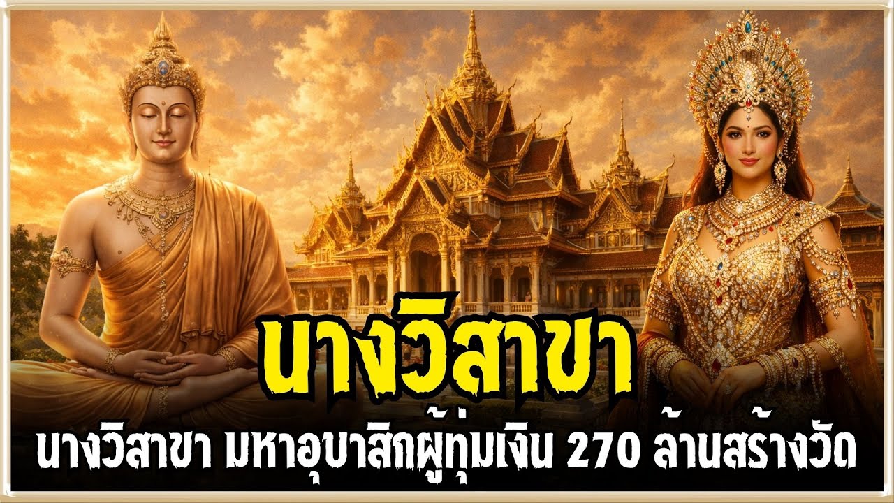 นางวิสาขามหาอุบาสิกา | จากเด็กหญิงบรรลุธรรม สู่มหาอุบาสิกาผู้สร้างวัดบุพพาราม l #ตนเล่าธรรม