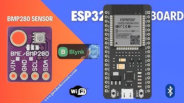 BMP280 Pressure Sensor Module with ESP32 | Blynk App Weather Station