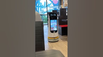 The ROBOT WAITER 🤖 #shorts #shortvideo #robot #ai