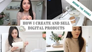 VLOG 22 | SELLING DIGITAL PRODUCTS, WORKING TO BUILD MY BUSINESS &amp; MAKING INCOME!