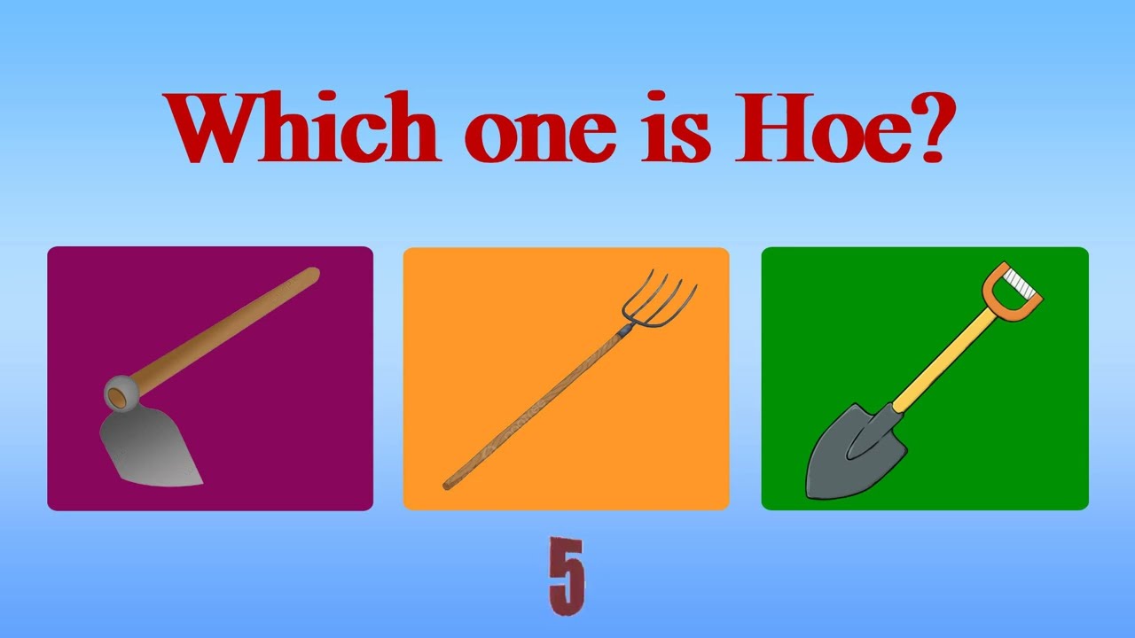 Garden Tools for Kids: Learn Names and Uses with Fun Quiz!