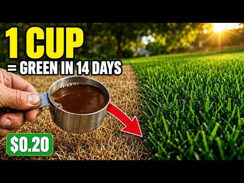 Pour This on Brown Patches — New Grass in 14 Days