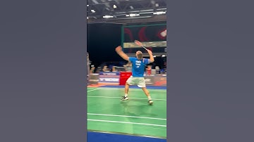 Alex Lanier Hard Smash Compilation at Victor Denmark Open 2024 #smash #alexlanier #badmintonsmash