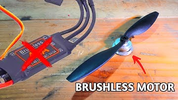 Running BLDC MOTOR without an ESC!!