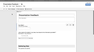 Embedding a Google form into Blogger