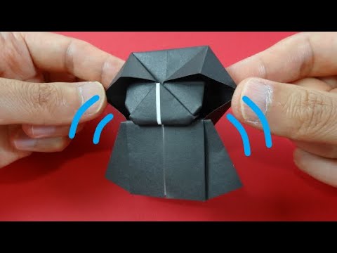 Origami Darth Vader 折り紙 ダースベイダー Youtube