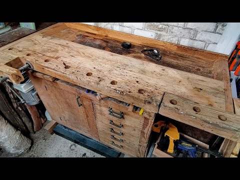Реставрация верстака. 1 часть. My old workbench restoration. Part 1.