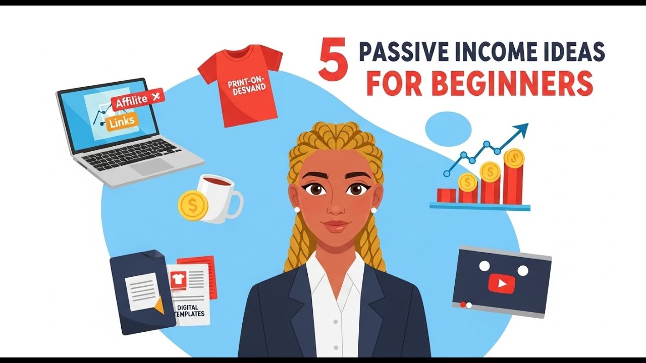 “5 Passive Income Ideas for Beginners That Actually Work in 2025” - YouTube