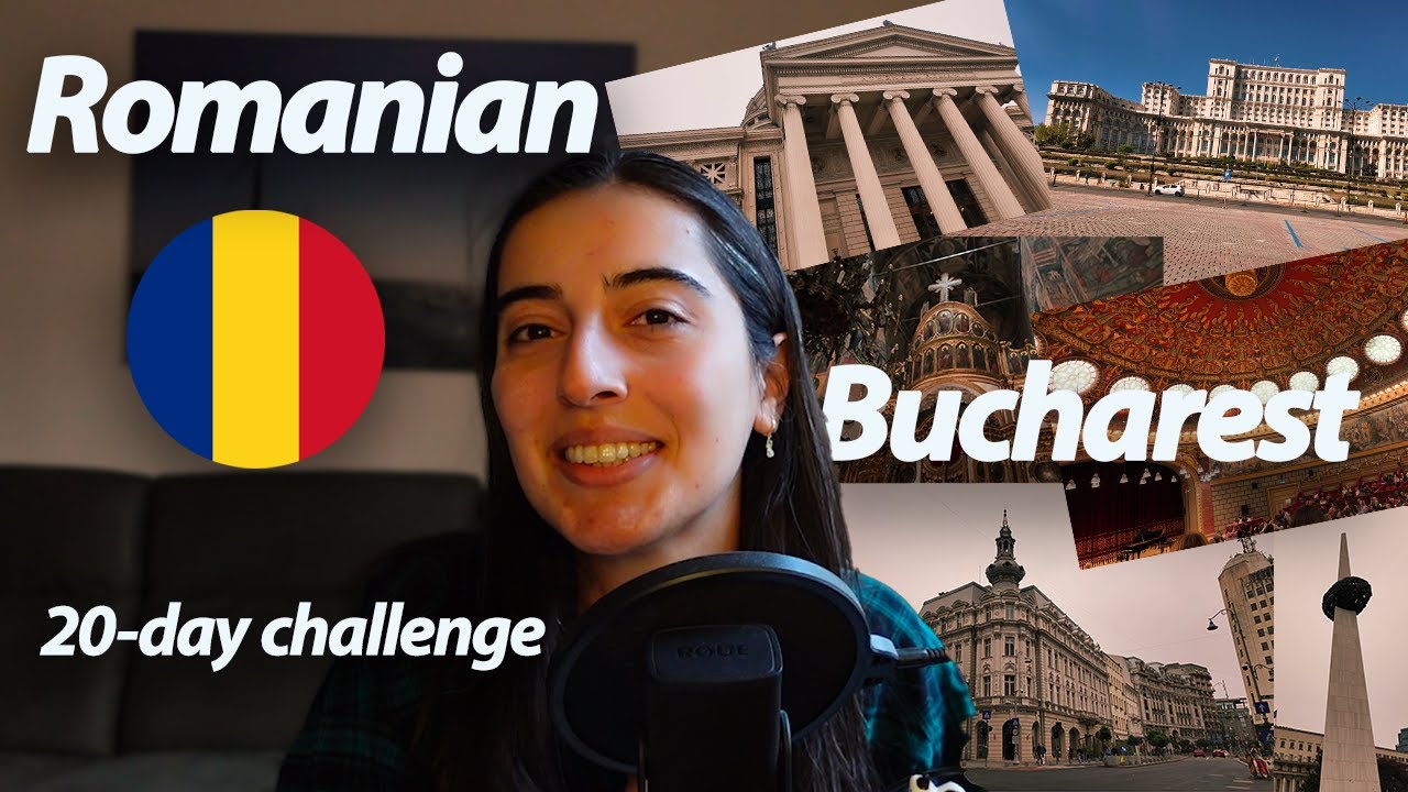 I learned basic Romanian in 20 days… then went to Bucharest 🇷🇴 | Language Learning Vlog