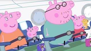 Peppa Pig English Episodes 4K  | Peppa's Sunny Holiday | Aeroplane  Peppa Pig Official