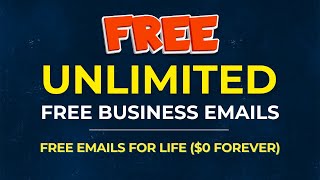 Free Unlimited Business Emails for Life (No Hosting Required!)