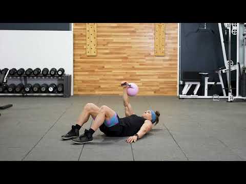 Single Arm Kettlebell Crunch