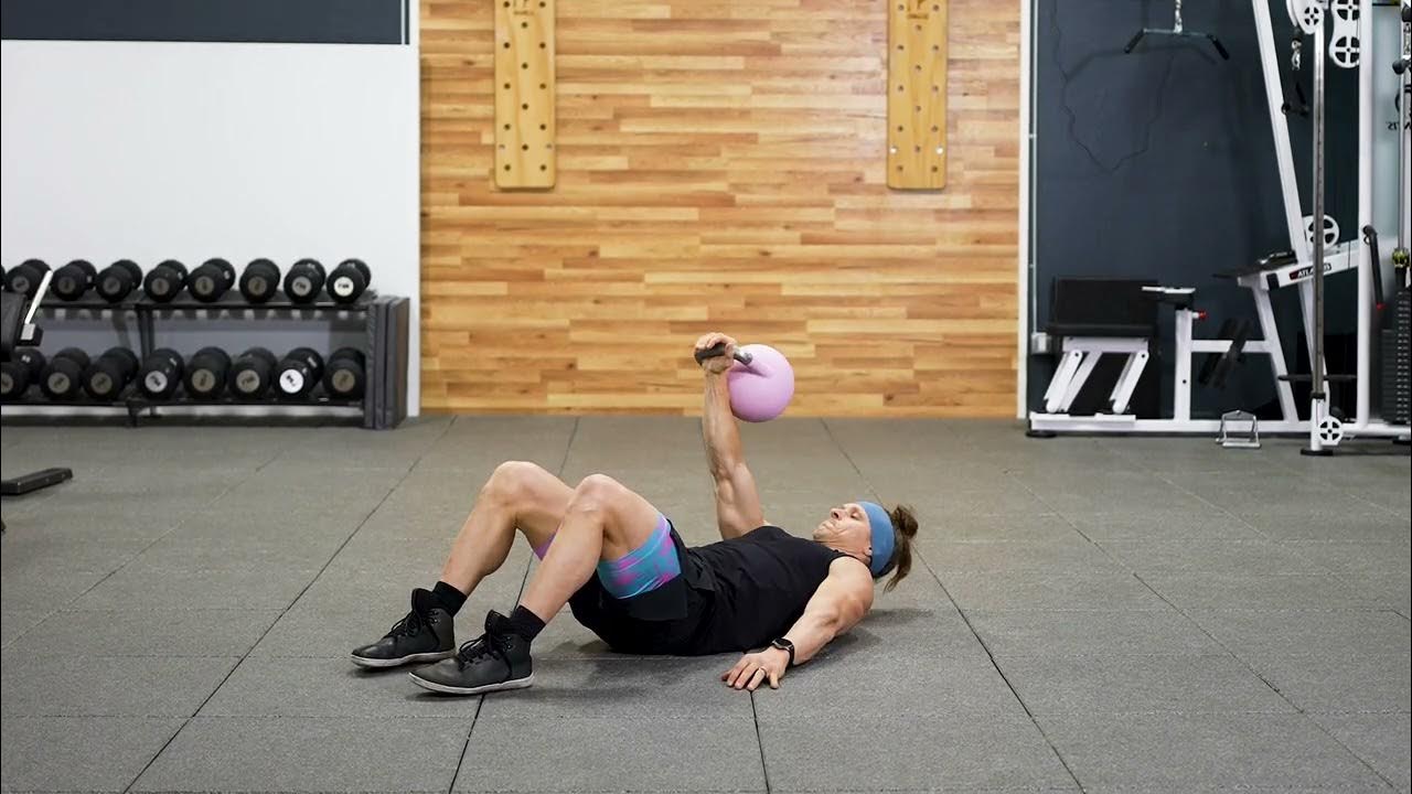Single Arm Kettlebell Crunch YouTube