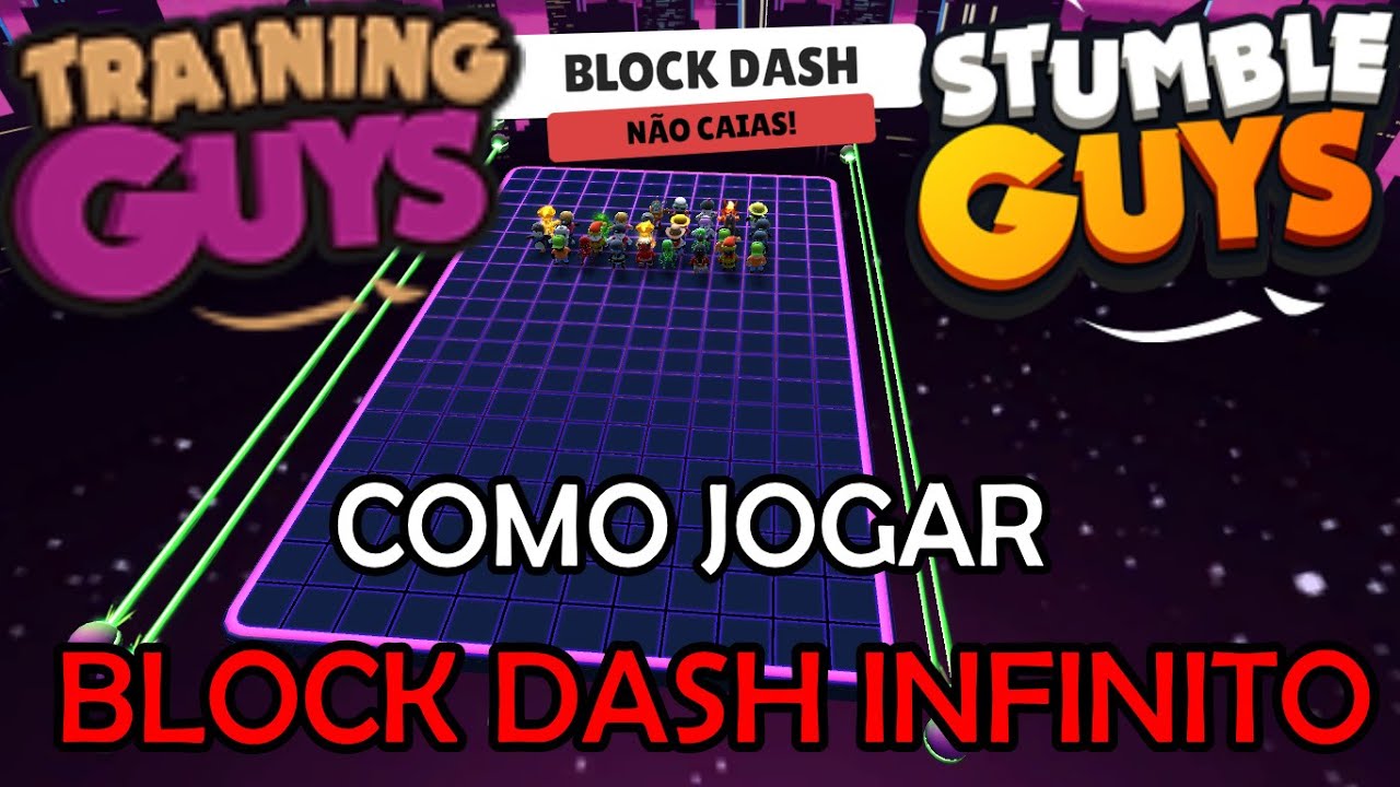 Como Jogar Block Dash Infinito No Stumble Guys - Arsenal Apps