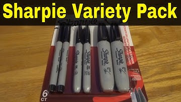Sharpie Variety Pack Review-Comes With Ultra Fine, Fine, And Chisel Markers