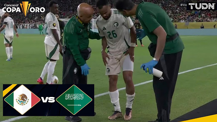 ¡Qué dolor! Majrashi sufre con una falta | México vs Arabia Saudita | Copa Oro - 4tos 2025 | TUDN