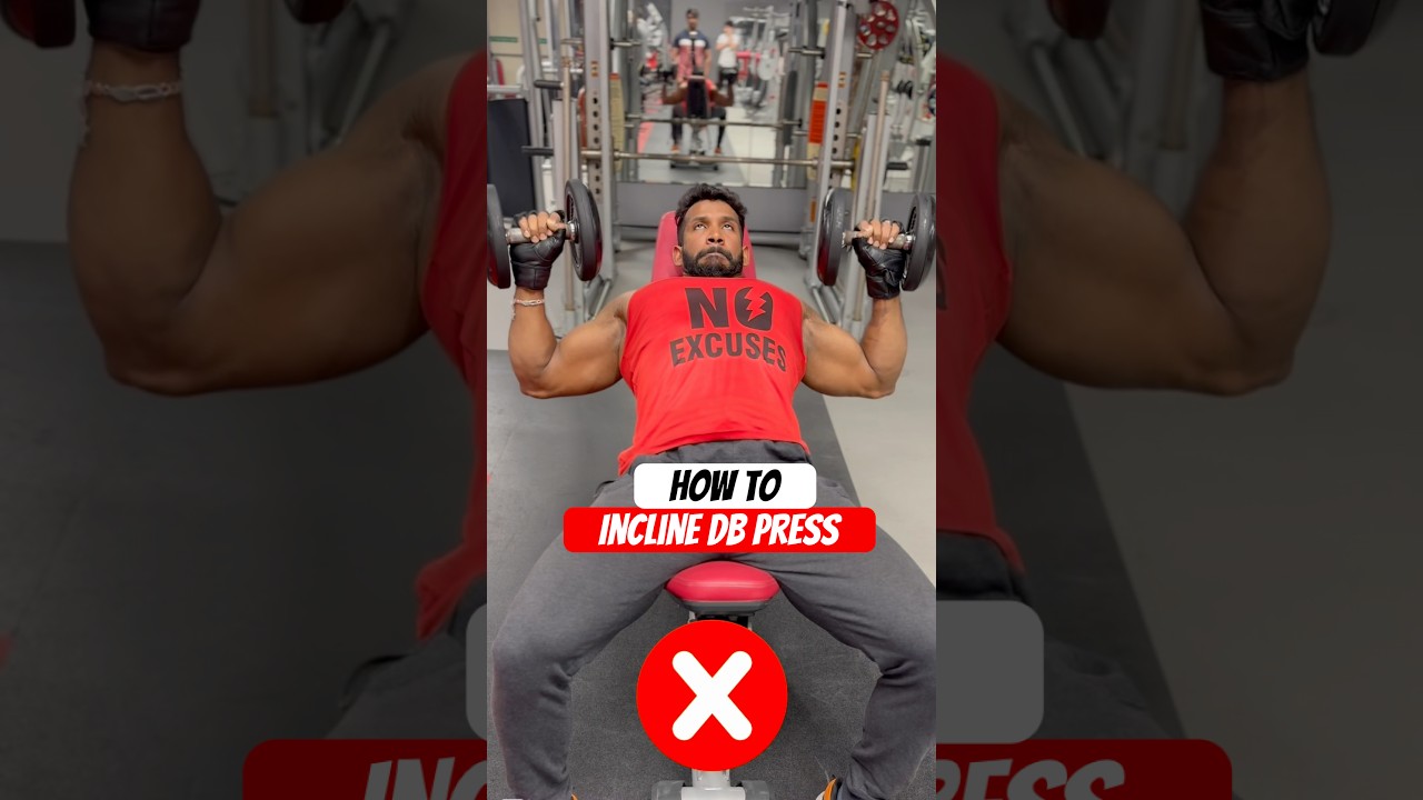 How to Incline DB press with perfect method.