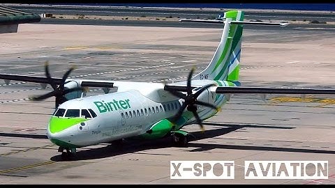 Binter Canarias Pushback using Reverse Thrust