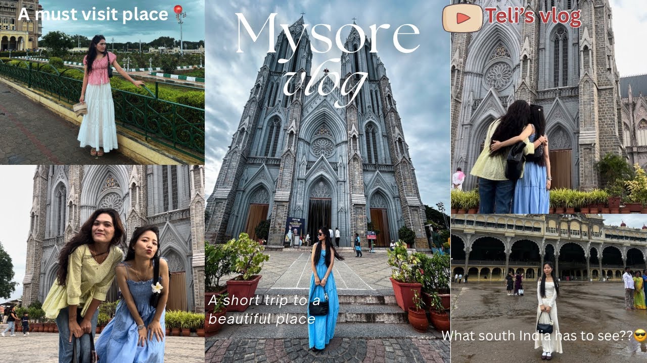 A day in mysore: cleanness city🫶🏻| A chilling girl trip👯‍♀️#arunachalpradesh #travel #royal