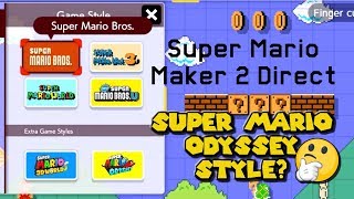 15 Details You Might Have Missed - Super Mario Maker 2 Direct
