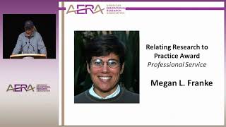 AERA 2012: Awards Presentation and Presidential Address