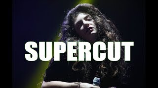 Video thumbnail of "Lorde - Supercut (Lyrics) 🎶"
