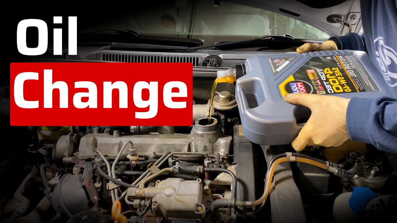 Oil Change VW Mk4/A4 TDi YouTube