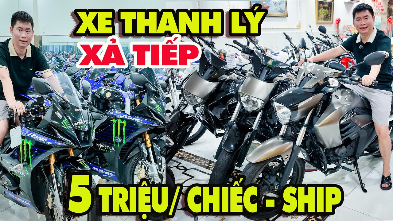 THANH LÝ LÔ XE CÔNG AN JB 250 XSR 155 INTRUDER 150 CB150 R15V3 R15M W175 GSX 150R royal enfield 350