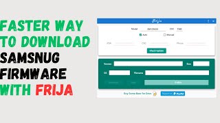 Speed up SAMSUNG Firmware Download Instantly || Frija tool screenshot 1