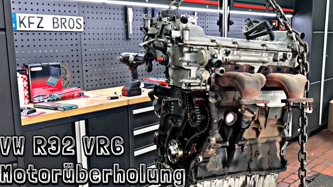 VW GOLF 4 R32 VR6 3.2 Liter Motorüberholung |  250.000 KM | ENGINE BUILD
