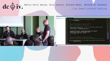 Live Smart Contract Hacking (Devcon4)