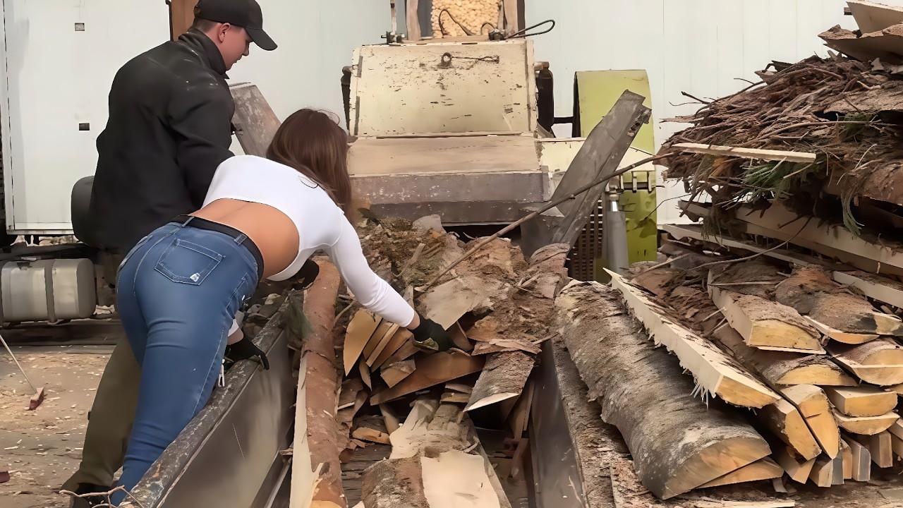 I Face a Brutally Overloaded Wood Chips Shredder.