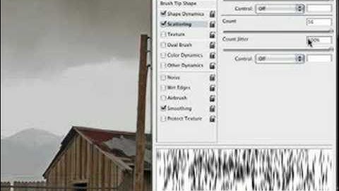 Create a Rain Brush in Photoshop |