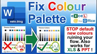 Famous STOP New Default Colour Palette in Word - Also works for Excel and PowerPoint (2 mins) Profile