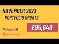 Freetrade &amp; Vanguard UK Portfolio Update | Nov 2023